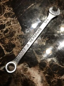 Llave vintage Herbrand furgoneta cromada de 1/4"" Segunda Guerra Mundial gpw y Willys Jeep Bendix - Imagen 1 de 9