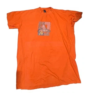 Vintage Shirt Dress Nightgown Basset Hound Orange One Size Fits Most - Picture 1 of 5