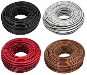 25 m 2x 0,5 mm2 | Cable de altavoz cable de caja de audio coche coche coche HIFI cine en casa - Imagen 1 de 13
