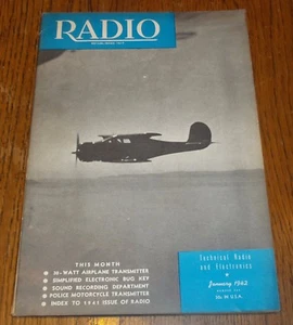 1942 Radio Technical Publishers - January #256 Young Ladies Radio League - Imagen 1 de 1