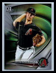 2022 Bowman Platinum Diamondbacks #TOP-78 Jacob Steinmetz Top Prospects EX/NM
