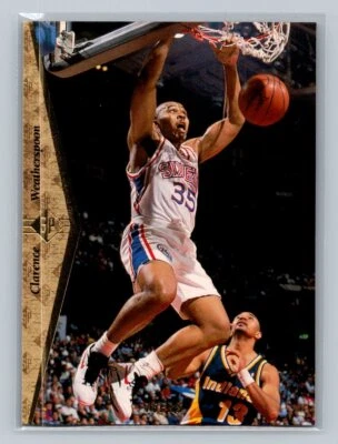 1994 Clarence Weatherspoon #126 UPPER DECK SP Philadelphia 76ers - Image 1 of 2