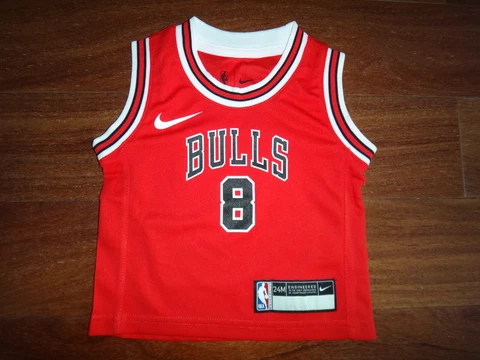 Infant 24 Months Nike Zach LaVine Chicago Bulls Red Icon Edition Jersey Cover