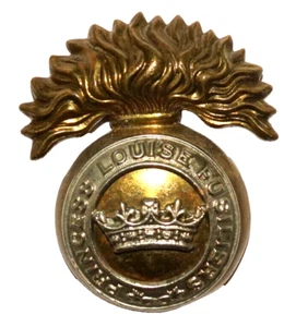 BRITISCHES MILITÄR MÜTZENABZEICHEN, Prinzessin Louise Füsiliere, Ära 2. Weltkrieg, W Scully - Bild 1 von 3