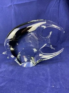 Oggetti Murano Italy Angelfish Sculpture Art Glass Vintage Large Excellent - Picture 1 of 6