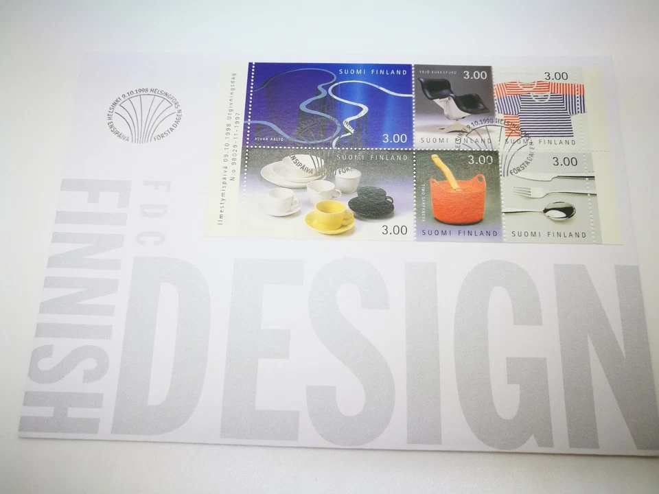 Finland 1998 Finnish Design FDC - Image 1 of 1