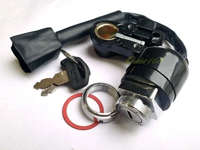 Honda XL MT XL175 XL250 XL350 MT125 MT250 Main Ignition Switch Key SET Seat Lock - Image 1 of 4