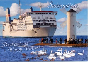 Postcard - WAWEL Passenger-Car Ferry - Foto 1 di 1