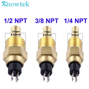 Universal Water Oil Temperature Sensor 1/4 3/8 1/2 NPT for Diesel generator - Picture 1 of 11