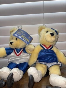 Hallmark Exclusive Plush 2002 Olympic Winter Games Kiss Kiss Bears Set Of 2 - Picture 1 of 8