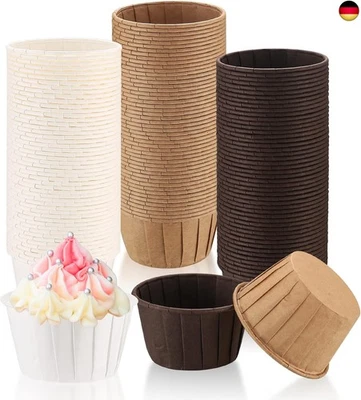 150 Stk Papier Muffinförmchen, Muffin Cupcake Formen, Backförmchen M - Bild 1 von 4