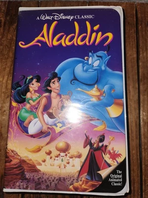 Disney Aladdin 1992 Animated Original Movie VHS - Image 1 of 3