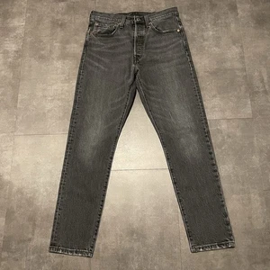 Levi’s 501 S Herren Jeans Grau Denim Button Fly Straight Leg W28 L28 - Bild 1 von 13