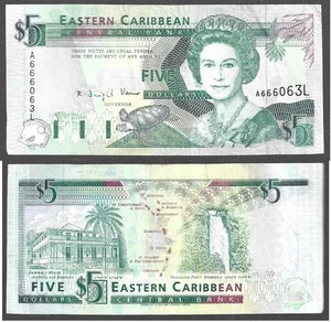 OSTKARIBIK . 5 DOLLAR ( 1993 ) - Bild 1 von 1