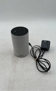 Amazon Gray Alexa Cylinder WiFi Bluetooth Echo Smart Speaker w/ Accessories - Picture 1 of 8
