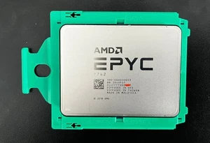 2x AMD EPYC 7742 64 cores 128 threads CPU 2.25ghz 225w 7nm 225W Zen 2 ROME - Picture 1 of 5