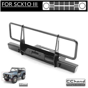 Metal Front Bumper with Screws for SCX10 III 1/10 Scale RC Crawler Off Road Car - Picture 1 of 7