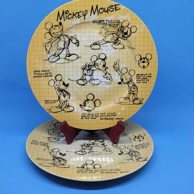 Juego de 2 platos de cena de Mickey SketchBook de Disney Foto 1 de 4