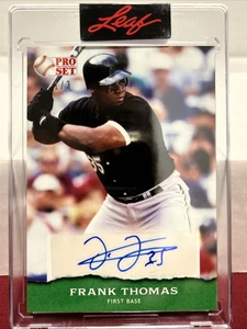 2022 Leaf Pro Set Frank Thomas Auto /3 - Picture 1 of 3
