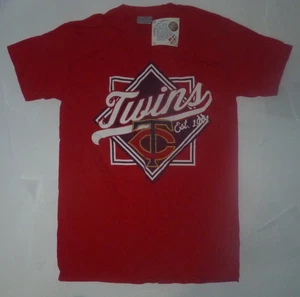 NEU MLB Minnesota Twins Baseball T-Shirt Herren - Alt Red T-Shirt S Small NEU Neu mit Etikett - Bild 1 von 2