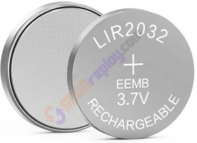 LIR2032 Rechargeable Coin Battery for Dreamcast VMU, Sega Saturn Clock, NEW