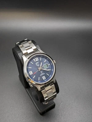 ETT Eco Tech Time ELS-11589-32M Funk Damenuhr Armbanduhr Wasserdicht 34 mm - Bild 1 von 4