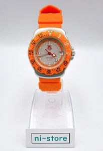 Reloj de cuarzo TAG HEUER 373.513 Fórmula 1 uno F1 naranja vintage nuevo batt -Rango B+ - Imagen 1 de 20