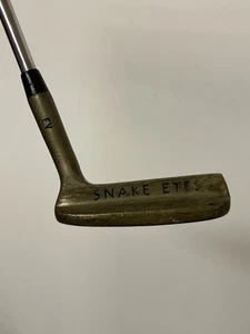 Vintage Snake Eyes Ev Brass Putter / Right Handed - Picture 1 of 6