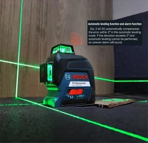 Bosch GLL3-60 XG Livella Laser Rega Verde - Foto 1 di 6