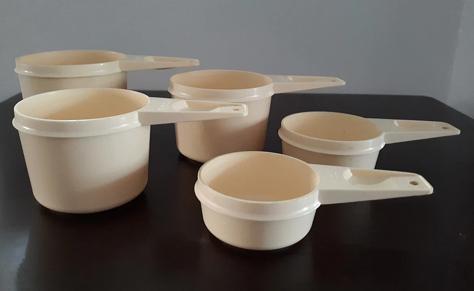 Vtg Tupperware Almond Measuring Cups replacements, you choose size $2.95-$3.75 - Image 1 of 1