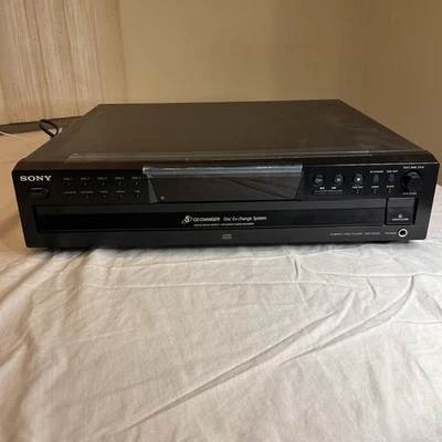 Reproductor cambiador de carrusel de CD Sony CDP-CE375 5 discos SIN CONTROL REMOTO probado funcionando Foto 1 de 4