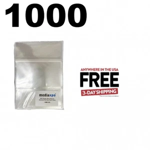 1000 OPP Plastiktüte für Standard Blu-ray Hülle 12 mm ** 1-3 TAGE - Bild 1 von 4