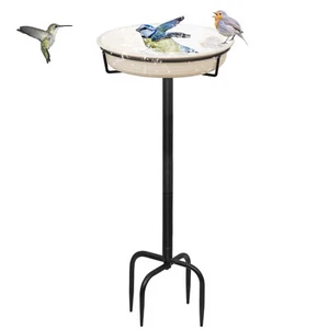 Bird Baths for Outdoors Heavy Duty, 35.5in Detachable Birdbaths for The Garde... - Picture 1 of 8
