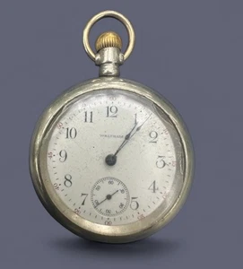 American Waltham Watch Co. Antique Pocket Watch 17 - Picture 1 of 9