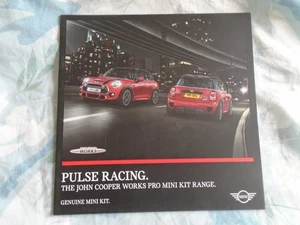 Mini John Cooper Works Pro Mini Kit range brochure Apr 2016 UK market - Picture 1 of 1