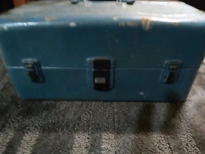 Vintage RARE tackle box + Tackle - Picture 1 of 5