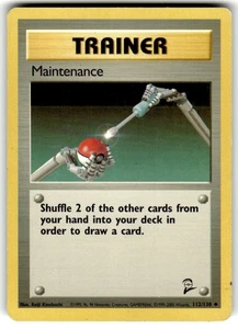 Wartung Uncommon Normal Base Set 2 112/130 LP Pokémon TCG - Bild 1 von 2