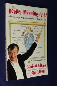 THE DEEPER MEANING OF LIFF Douglas AdamsJohn Lloyd BOOK Humour - Picture 1 of 12
