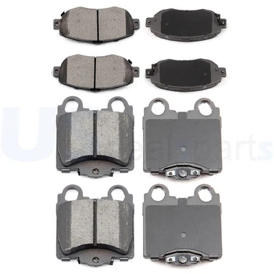 Fits Lexus GS300 SC430 GS430 IS300 GS400 Front + Rear Ceramic Brake Pads 8PCS - Image 1 of 4