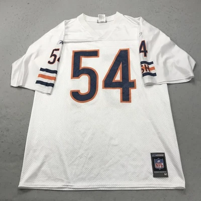 Camiseta deportiva vintage de los Chicago Bears para hombre blanca mediana Brian Urlacher #54 NFL Reebok Foto 1 de 4