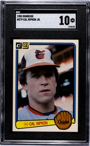 Cal Ripken Jr. 1983 Donruss #279 MLB Baltimore Orioles HoF SGC 10 Gem - Picture 1 of 2