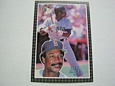 Jim Rice Donruss 1985 Postcard Baseball Card #27