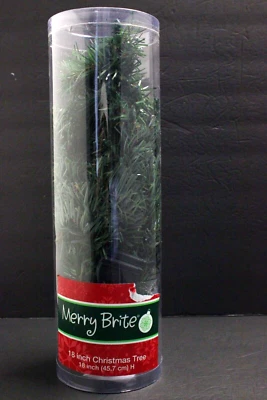 18 INCH ARTIFICIAL TABLETOP MINIATURE CHRISTMAS TREE PARTY DECORATION WITH BASE - Image 1 of 4