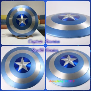 Captain America Metal Shield 1:1 Aluminium Stealth Ver. Cosplay Requisiten Sammlung - Bild 1 von 11