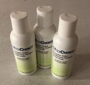 MediChoice/Cucumber Melon Conditioning Shampoo & Body Wash-4.0oz. Lot Of 3=12 oz - Bild 1 von 7