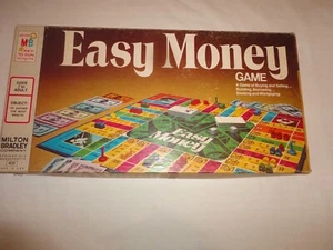 Vintage 1974 Easy Money game by Milton Bradley COMPLETE Very Good Condition - Imagen 1 de 9
