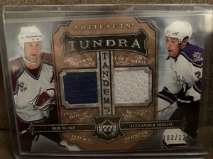 2006-07 UD Artifacts Tundra Tandems: Rob Blake/ Frolov /125 #TT-FB dual patch - Picture 1 of 2
