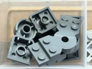 Piezas LEGO - Placa Gris Azulado Oscuro Modificada 2 x 6 x 2/3 Doblada - No 79846 - Cantidad 5 - Imagen 1 de 1