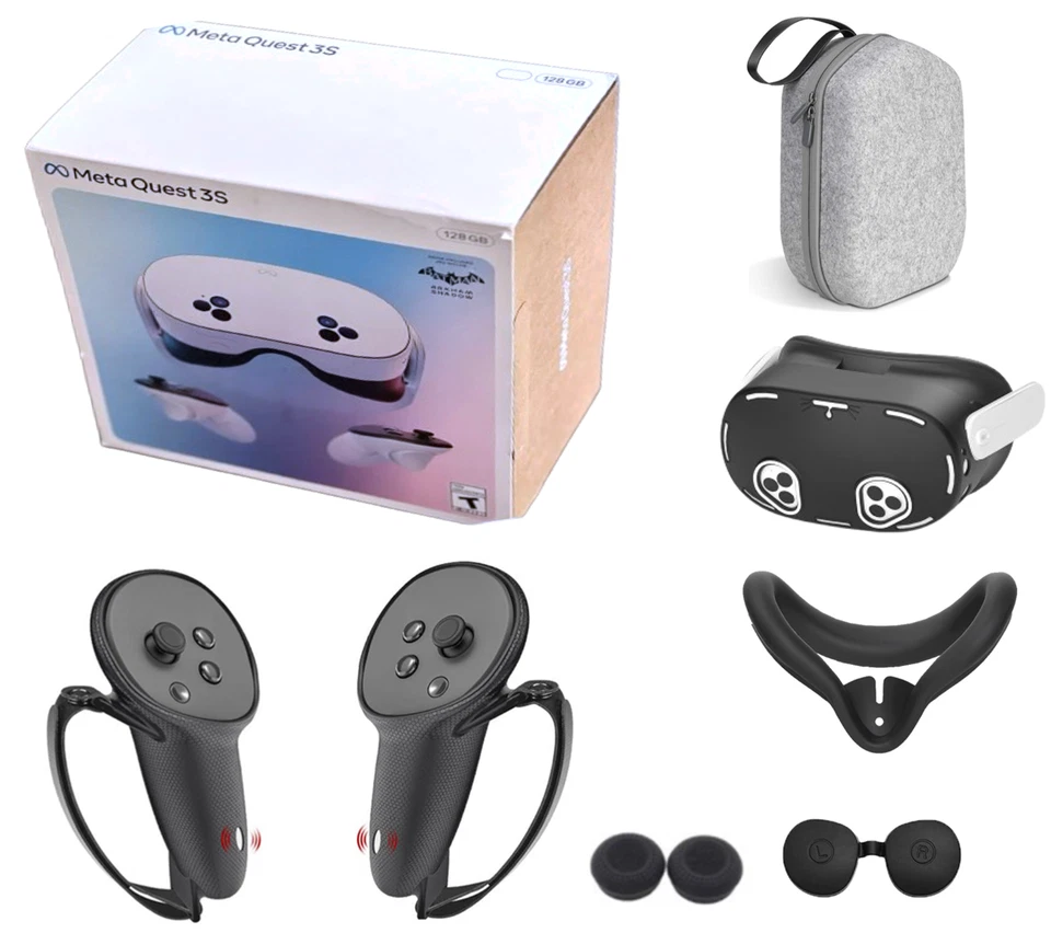 2024 Meta Oculus Quest 3S All-in-one VR Headset Holiday Bundle 128/256GB🔥 - Image 1 of 4