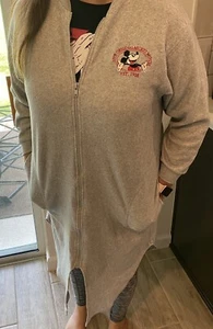 Rare Disney 100% Original Mickey Mouse 1928 Oversized Cardigan Jacket Womens M/L - Picture 1 of 6
